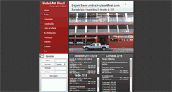 Desktop Screenshot of hotelartfinal.com